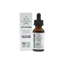 Load image into Gallery viewer, Naturecan 15% 1500mg CBD Broad Spectrum MCT Oil 10ml