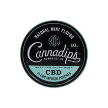 Load image into Gallery viewer, Cannadips 150mg CBD Snus Pouches - Natural Mint