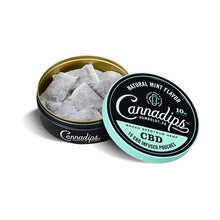 Load image into Gallery viewer, Cannadips 150mg CBD Snus Pouches - Natural Mint