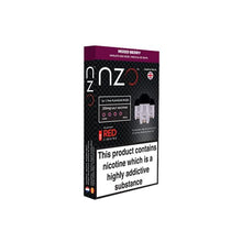 Load image into Gallery viewer, NZO 20mg Salt Cartridges with Red Liquids Nic Salt (50VG/50PG)