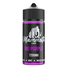Load image into Gallery viewer, Mammoth CBD 7200mg CBD E-liquid 120ml (30VG/70PG)