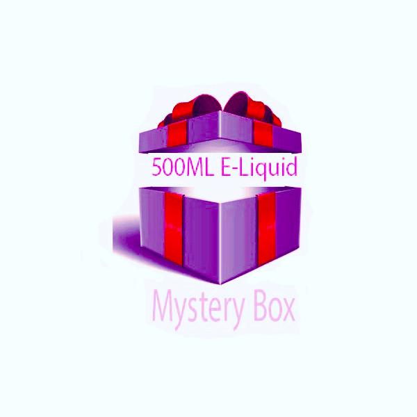 500ml E-liquid MYSTERY BOX + Nic Shots