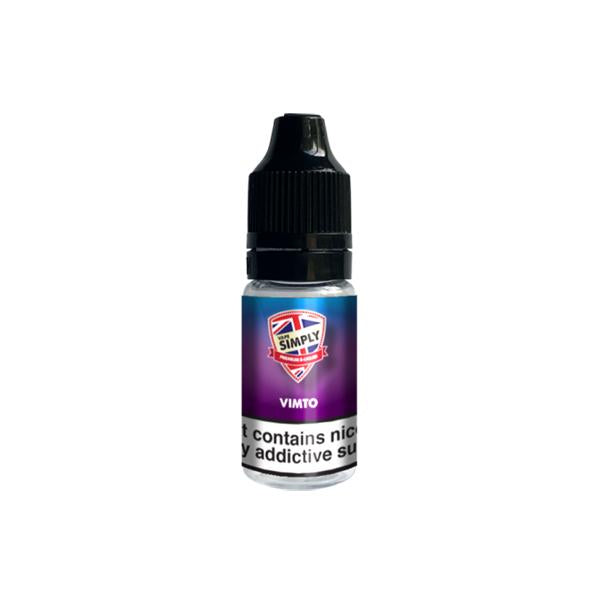 Vape Simply 6mg 10ml E-liquid