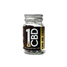 Load image into Gallery viewer, 1CBD Soft Gel Capsules 25mg CBD 60 Capsules
