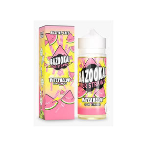 Bazooka Sour Straws 0mg 100ml Shorfill (70VG/30PG)