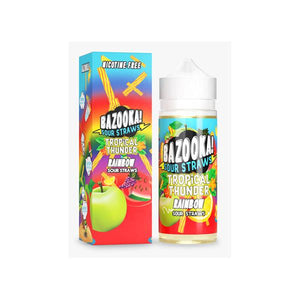 Bazooka Sour Straws 0mg 100ml Shorfill (70VG/30PG)