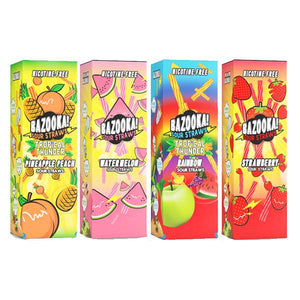 Bazooka Sour Straws 0mg 100ml Shorfill (70VG/30PG)