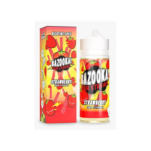 Bazooka Sour Straws 0mg 100ml Shorfill (70VG/30PG)