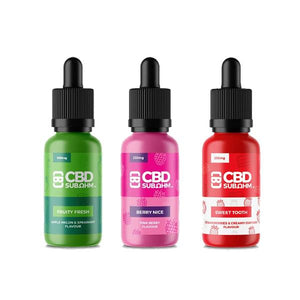 CBD Asylum 500mg CBD Sub Ohm E-liquid 25ml Shortfill (70VG/30PG)