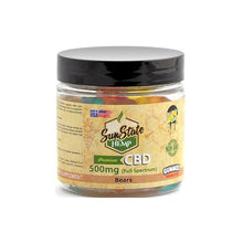 Load image into Gallery viewer, Sun State Hemp 500mg CBD Gummies
