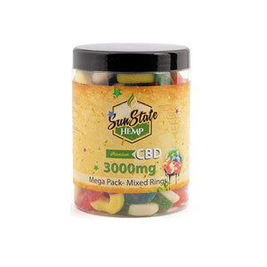 Sun State Hemp 3000mg CBD Mega Pack Gummies