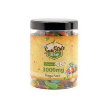 Load image into Gallery viewer, Sun State Hemp 3000mg CBD Mega Pack Gummies
