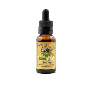 Sun State Hemp 1500mg CBD Full Spectrum Tincture Oil 30ml