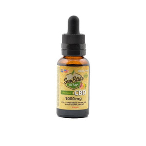 Sun State Hemp 1000mg CBD Full Spectrum Tincture Oil 30ml