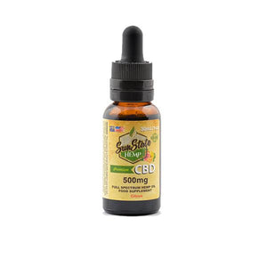 Sun State Hemp 500mg CBD Full Spectrum Tincture Oil 30ml