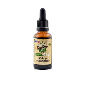 Sun State Hemp 500mg CBD Full Spectrum Tincture Oil 30ml