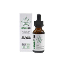 Load image into Gallery viewer, Naturecan 5% 500mg CBD Broad Spectrum MCT Oil 10ml
