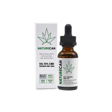 Load image into Gallery viewer, Naturecan 10% 1000mg CBD Broad Spectrum MCT Oil 10ml
