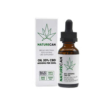 Load image into Gallery viewer, Naturecan 20% 6000mg CBD Broad Spectrum MCT Oil 30ml
