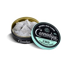 Load image into Gallery viewer, Cannadips 150mg CBD Snus Pouches - Natural Mint
