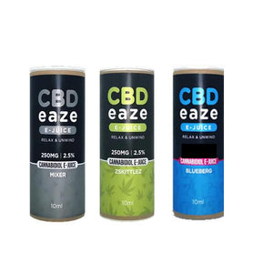 CBD Eaze 250MG CBD 10ml E-Liquid